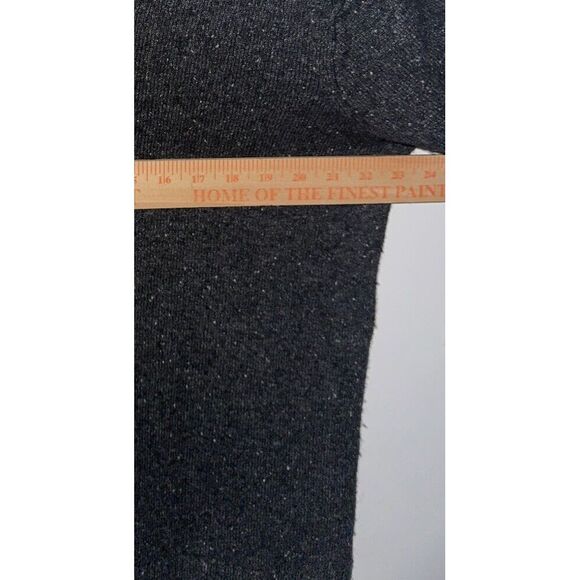 J. Crew Sweater XL Rugged Merino Wool Two-button Shawl Collar Pullover Speckled - Picture 5 of 7